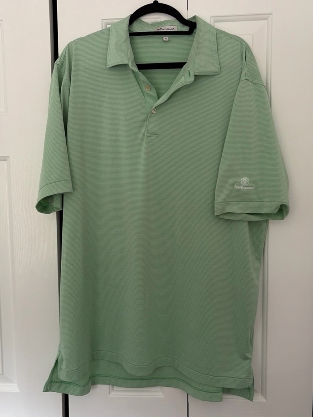 Branded Peter Millar Men’s Light Green Polo Shirt